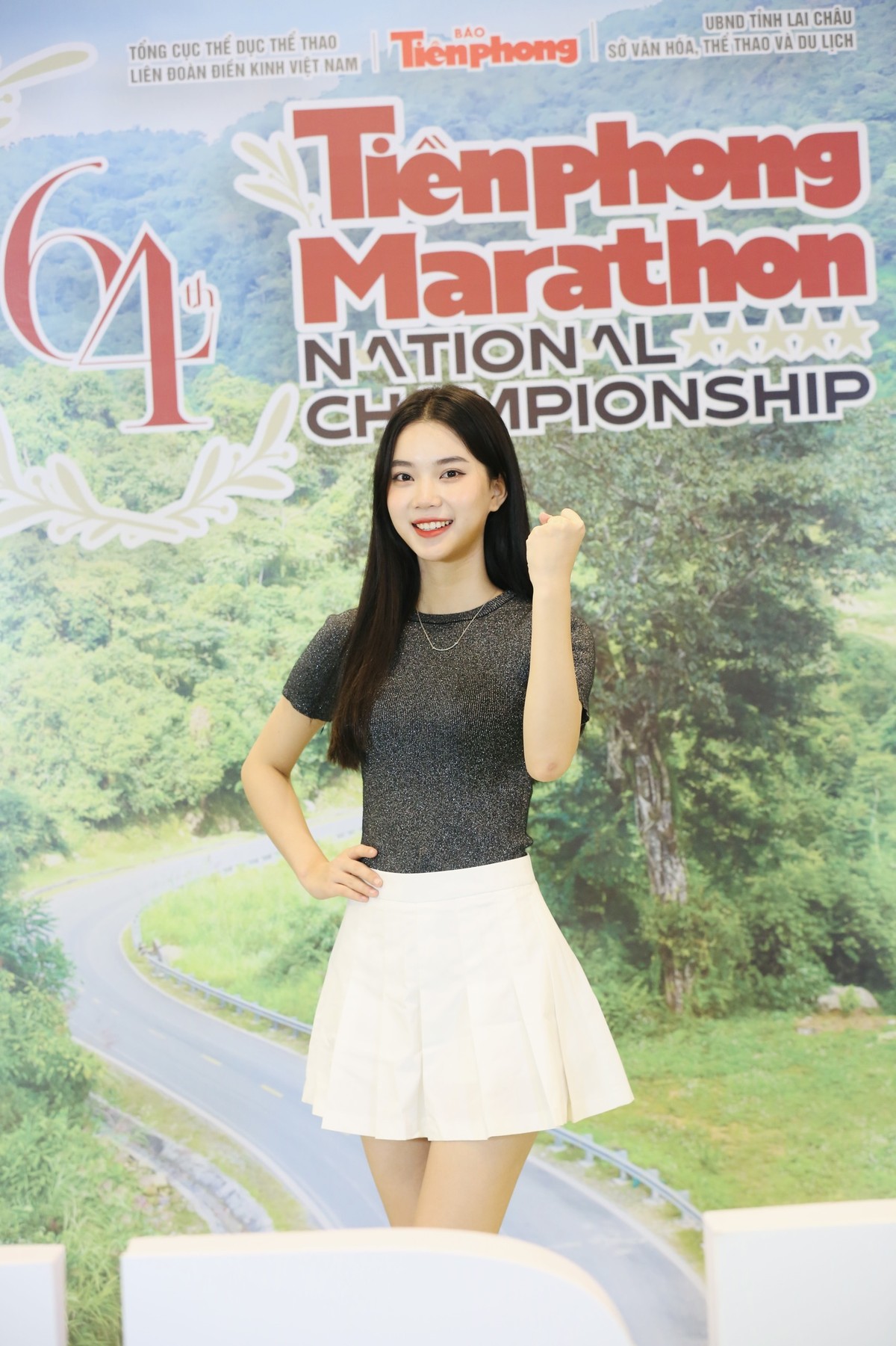 Dàn người đẹp Hoa hậu Việt Nam năm 2022 hội ngộ tại họp báo Tiền Phong Marathon 2023 ảnh 7