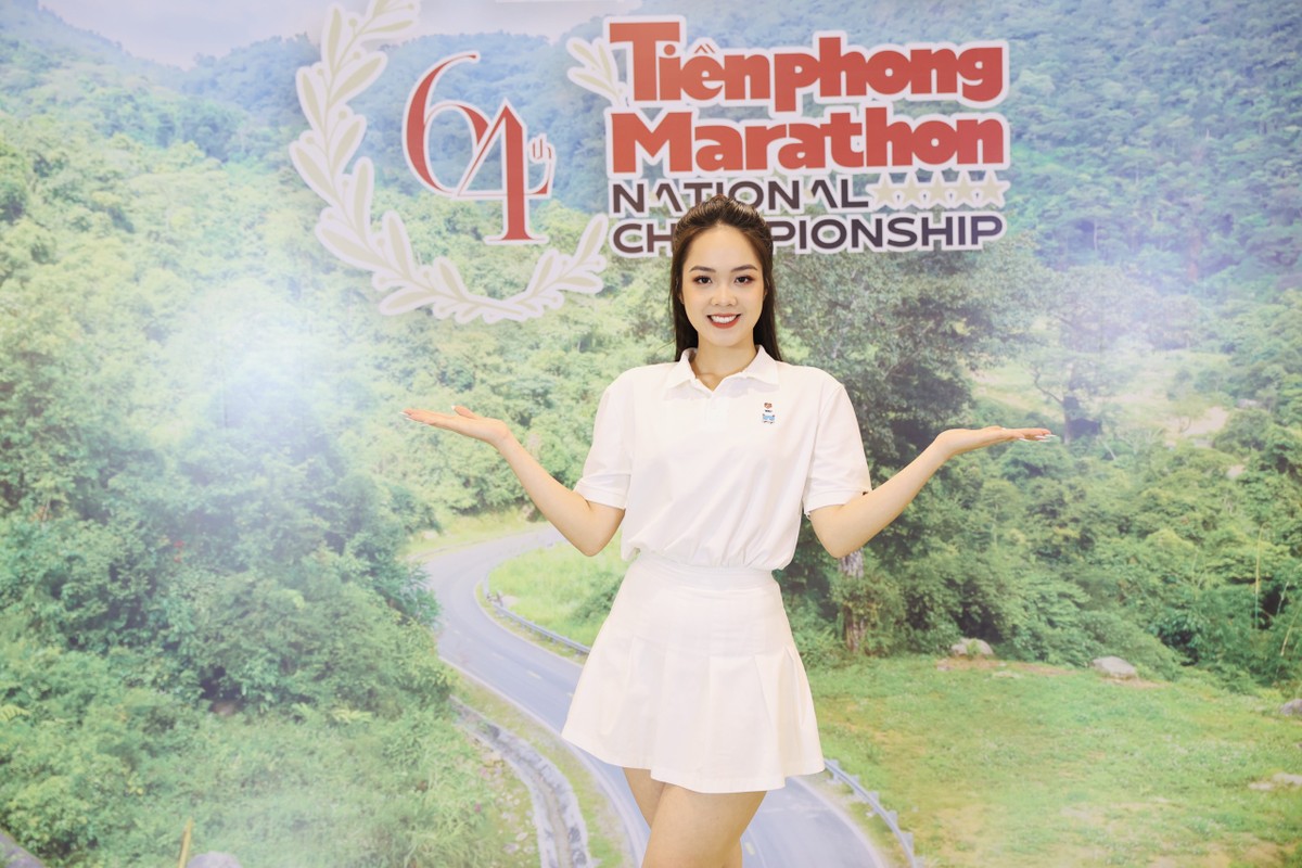 Dàn người đẹp Hoa hậu Việt Nam năm 2022 hội ngộ tại họp báo Tiền Phong Marathon 2023 ảnh 9