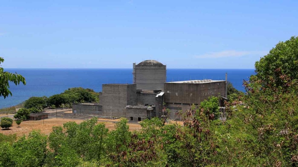 Nhà máy điện hạt nhân Bataan - Philippines bị bỏ hoang từ năm 1986. Ảnh: Reuters