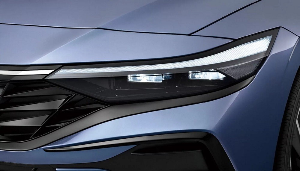 Đèn pha LED của Hyundai Elantra 2023