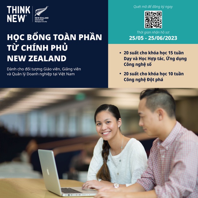 New Zealand công bố 40 suất học bổng toàn phần dành riêng cho người Việt Nam - Ảnh 1.